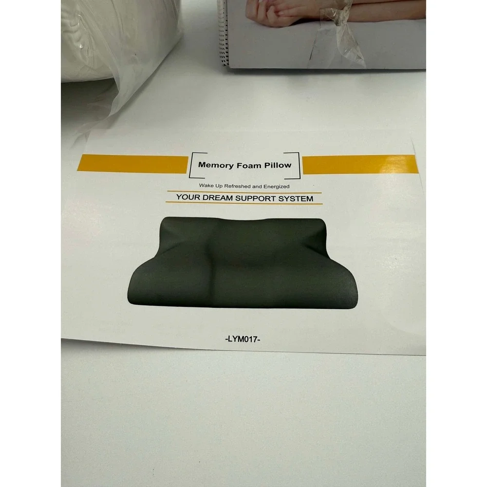 Cervical Neck Pillow Memory Foam Pillows for Neck Pain‎ Relief, Ergonomic Pillow